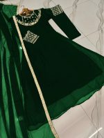 Handwork And Embroidery On Neck,Sleeves Maxi With Lace Work Duppatta And Trouser 3Pcs - Image 6