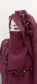 Princess Crown Hijab Soft, lightweight, breathable - Image 12