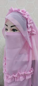 Princess Crown Hijab Soft, lightweight, breathable - Image 4