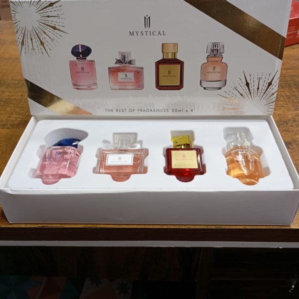 Mystical Imported Perfume Set includes 4pcs x 30ml premium fragrances