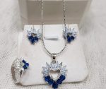 Zarcon 2 Pieces Set includes a chain locket and matching earrings - Image 6