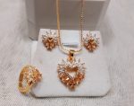 Zarcon 2 Pieces Set includes a chain locket and matching earrings - Image 4