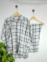 Shirt Style with Plazo – Bosqi Linen Fabric - Image 10