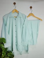 Shirt Style with Plazo – Bosqi Linen Fabric - Image 7
