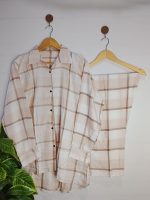 Shirt Style with Plazo – Bosqi Linen Fabric - Image 4