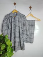 Shirt Style with Plazo – Bosqi Linen Fabric - Image 2