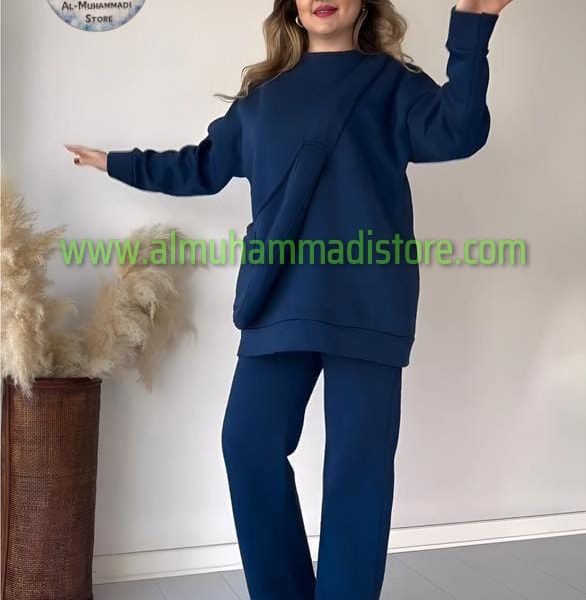 Fleece Track Suit for Women with a matching Bag