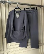 Fleece Track Suit for Women with a matching Bag - Image 5
