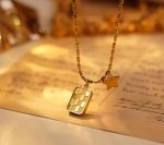 stainless steel necklace - elegance, and shine - Image 4