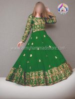 Front Border Sleeves Embroidery With Handwork Nug Long Maxi 2Pcs - Image 3