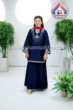 Cotton Kids Arrival – 2Pcs Embroidered Shirt With Plain Flapper - Image 10