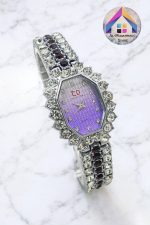 Luxury Emerald Diamond Watch – Premium Crystal Bracelet Watch for Women - Image 5