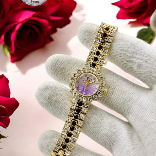Glitter Queen Crystal Watch – | Luxury Stone Bracelet