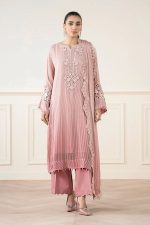 Maria-B Tie-Dyed Chiffon Embroidered Unstitched 3Pcs Suit - Image 11