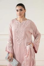Maria-B Tie-Dyed Chiffon Embroidered Unstitched 3Pcs Suit - Image 10