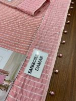 Maria-B Tie-Dyed Chiffon Embroidered Unstitched 3Pcs Suit - Image 5