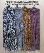 Sleeves Namaz Chadar With Naqab – Swiss Lawn - Image 6