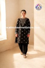 Cotton Embroidered Kids 2Pcs Suit - Image 6