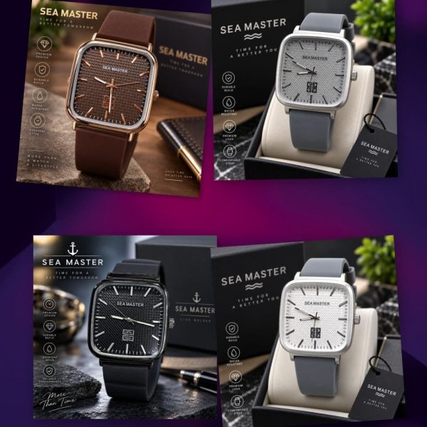 Sea Master Rubber Strap for Men